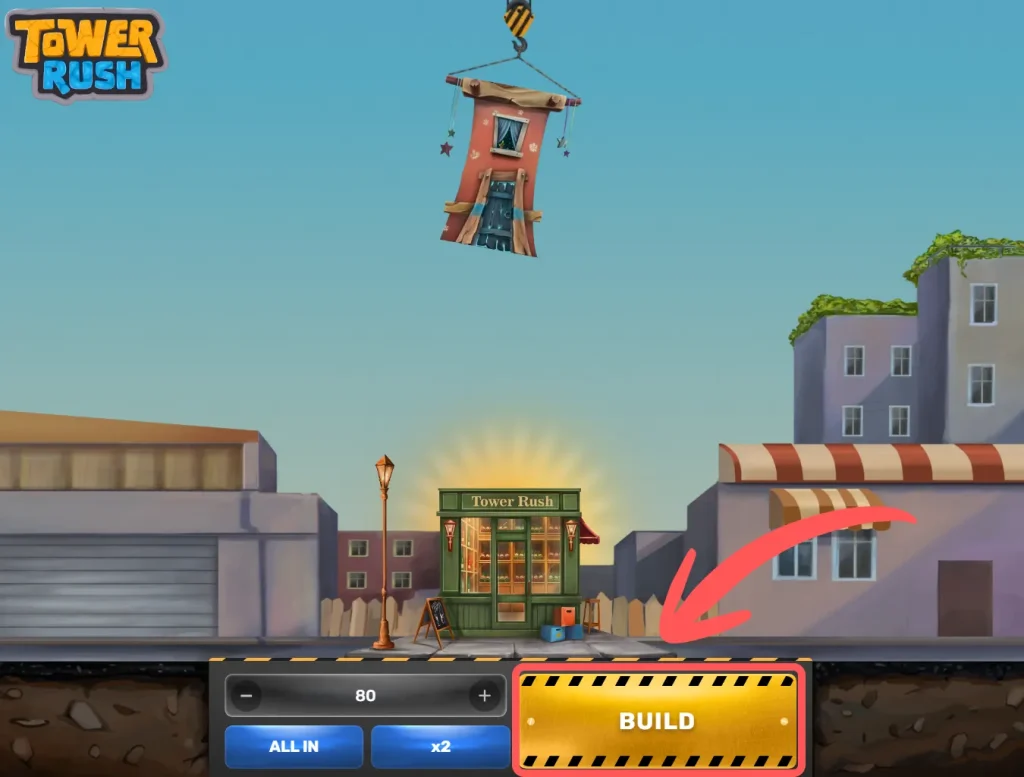 Tower Rush – začiatok hry
